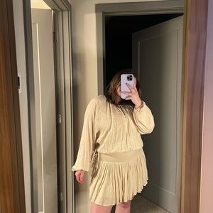 Free People Drop Smock Waist Dress Size XS